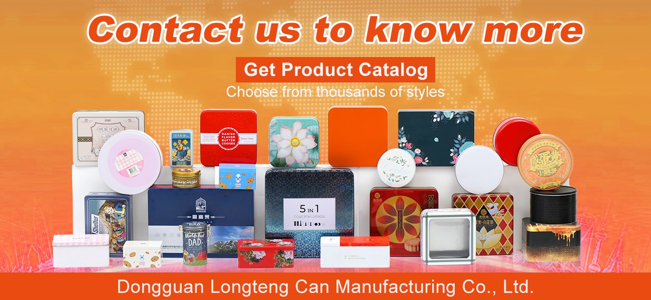 round tin box with custom printing