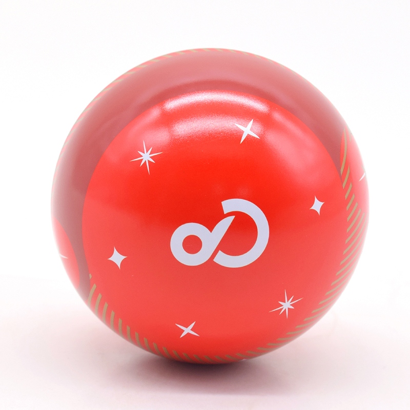 Personalized Design Ball Tin Boxes for Holiday Packaging