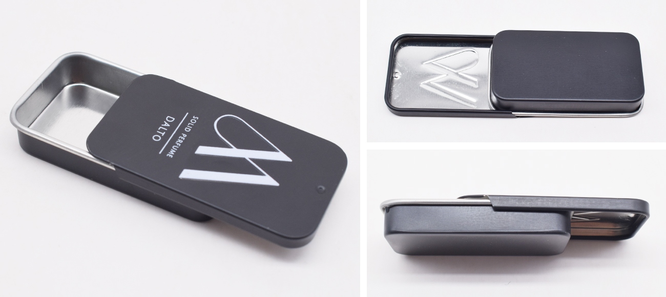 Portable Solid Perfume Tin Case details