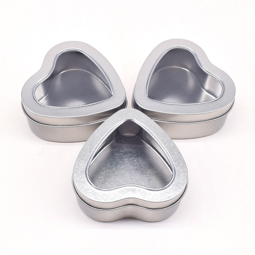 Factory Custom Empty Heart Tins