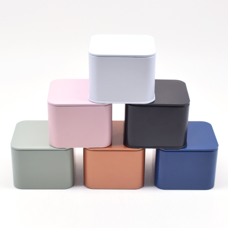 Personalized Square Airtight Tin Boxes
