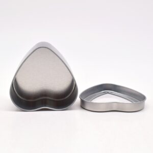 heart shaped gift tin box