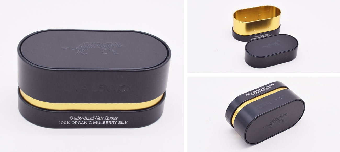 Luxury Finishes Oval Tin Packaging Box details