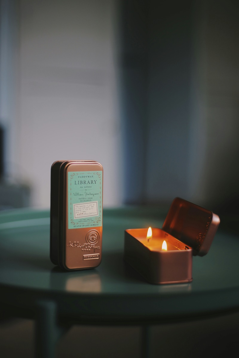 tin cans for candles