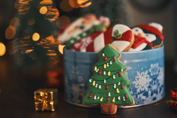 vintage Christmas tins