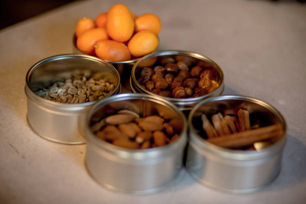 empty gift tins for nuts